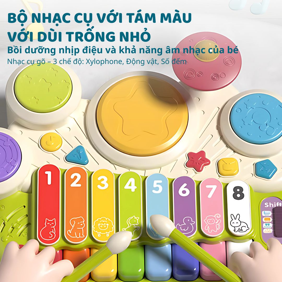 Đàn Xylophone Điện Tử Cho Bé Goodway Electronic Xylophone 18m+