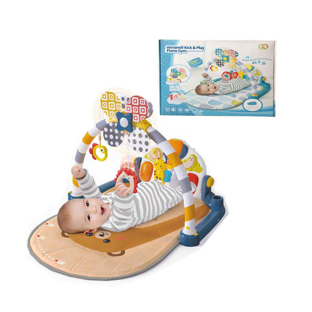 Thảm Piano Nằm Chơi Cho Bé Sơ Sinh Goodway Windmill Piano Gym 3m+