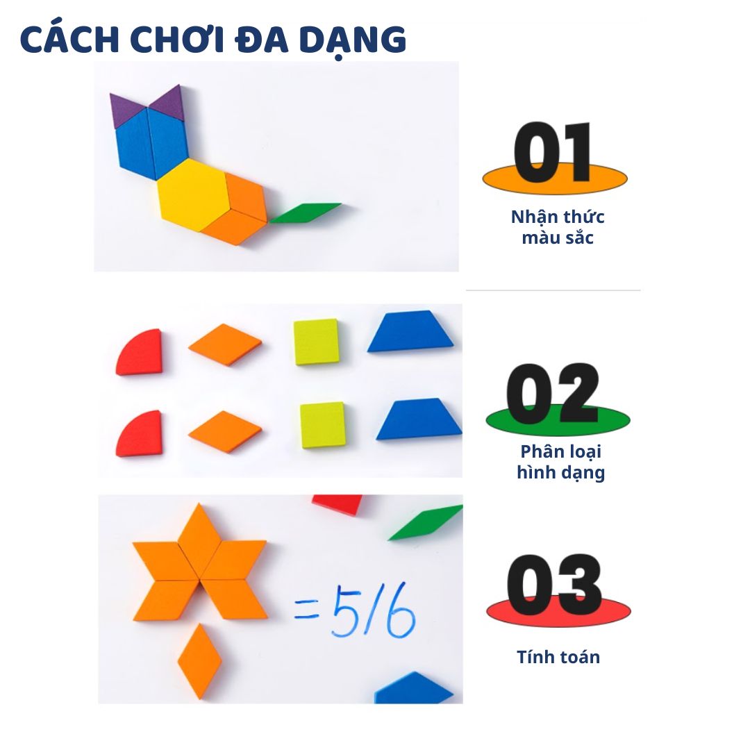 Đồ Chơi Xếp Hình Nam Châm Bằng Gỗ 250 Mảnh Mideer Pattern Blocks 3+
