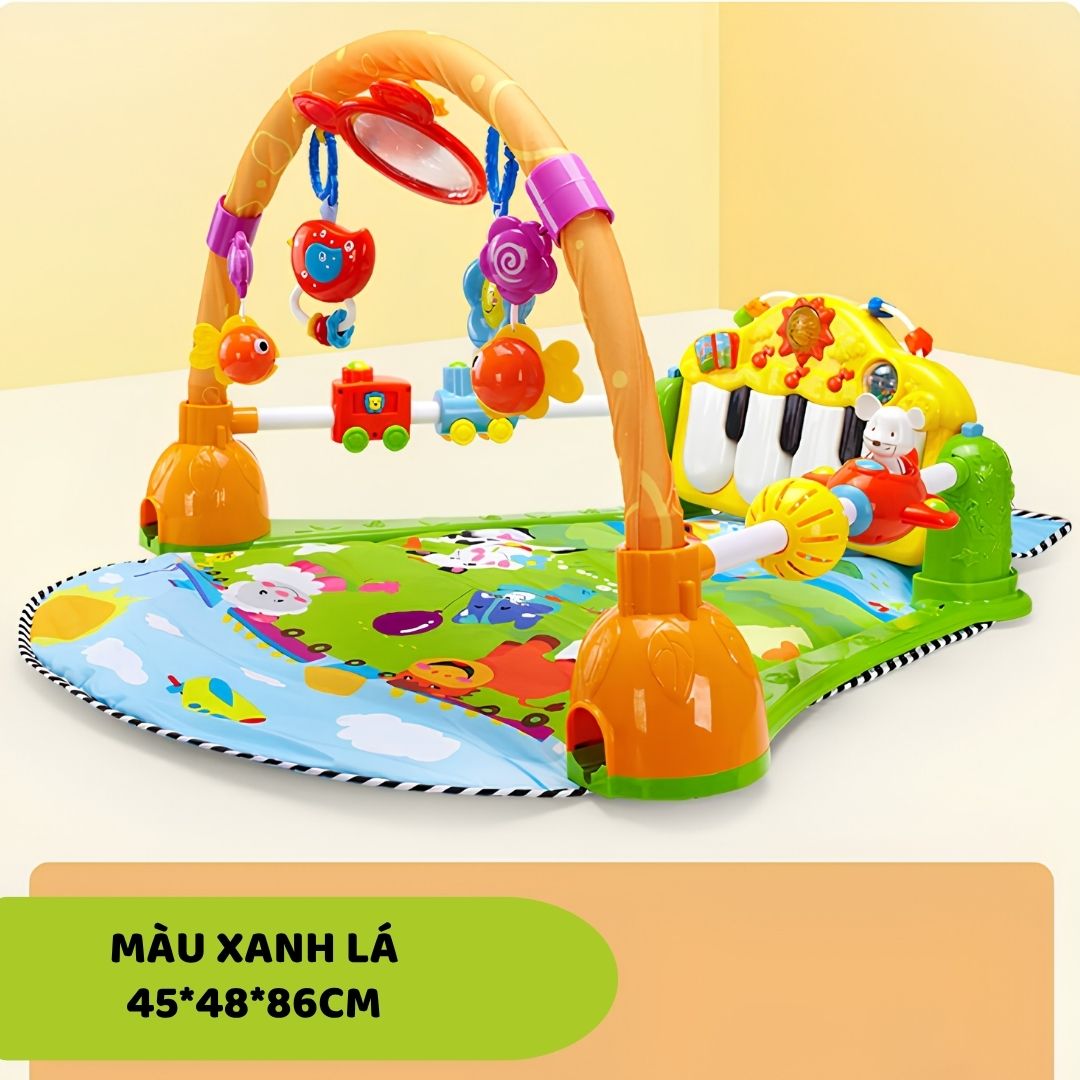 Thảm Piano Nằm Chơi Cho Bé Sơ Sinh Goodway Windmill Piano Gym 3m+