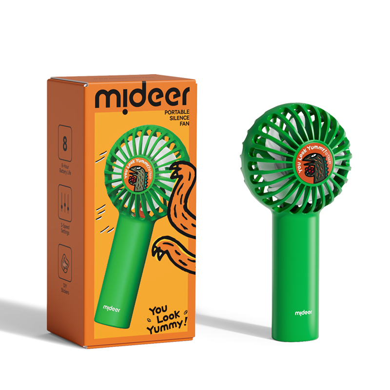 Quạt Tích Điện Cầm Tay Mini Mideer Portable Silence Fan 3+