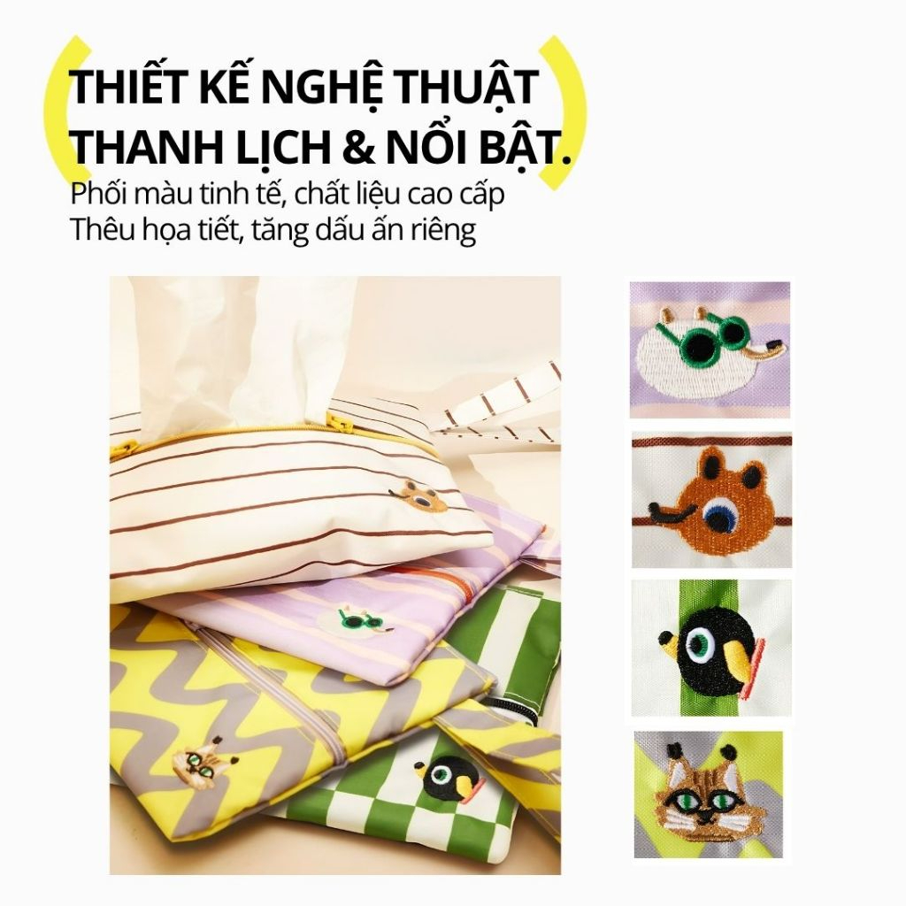 Túi Du Lịch Đựng Khăn Giấy Hugz Tissue Pouch- Morning Bliss