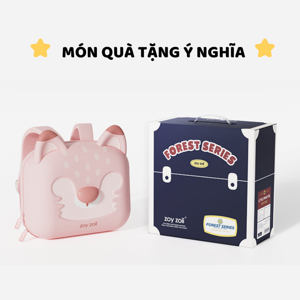 Balo Cho Bé Mầm Non Zoyzoii Delicious Series Backpack B18 Bánh Dâu