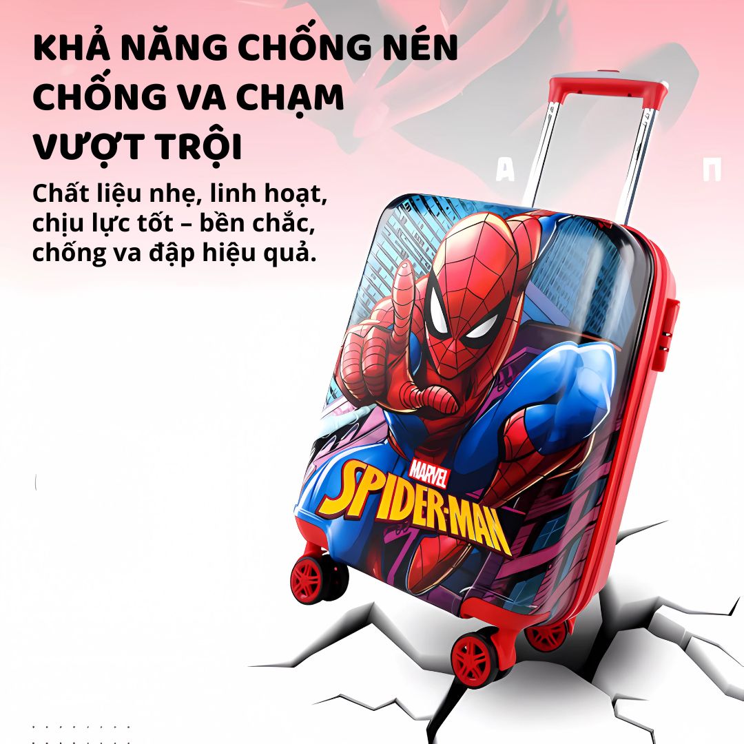 Vali Cho Bé Du Lịch 18 Inches Mesuca Marvel- Spider Man