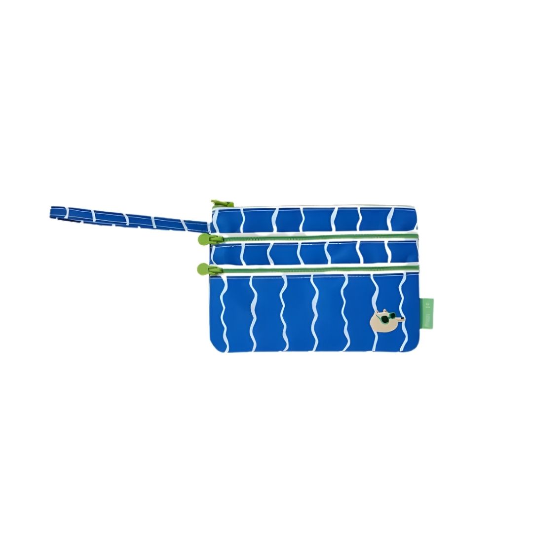 Ví Cầm Tay 3 Ngăn Chống Nước Hugz ID Pouch- Beach Vacation