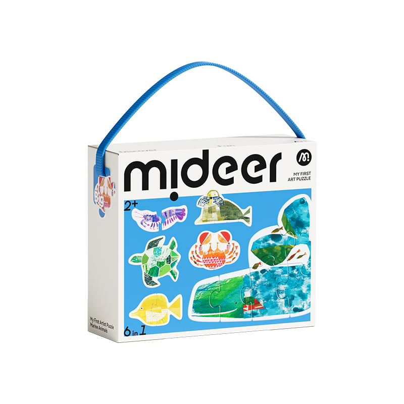 Đồ Chơi Ghép Hình Cho Bé Mideer My First Puzzle- Ocean Animals 2+