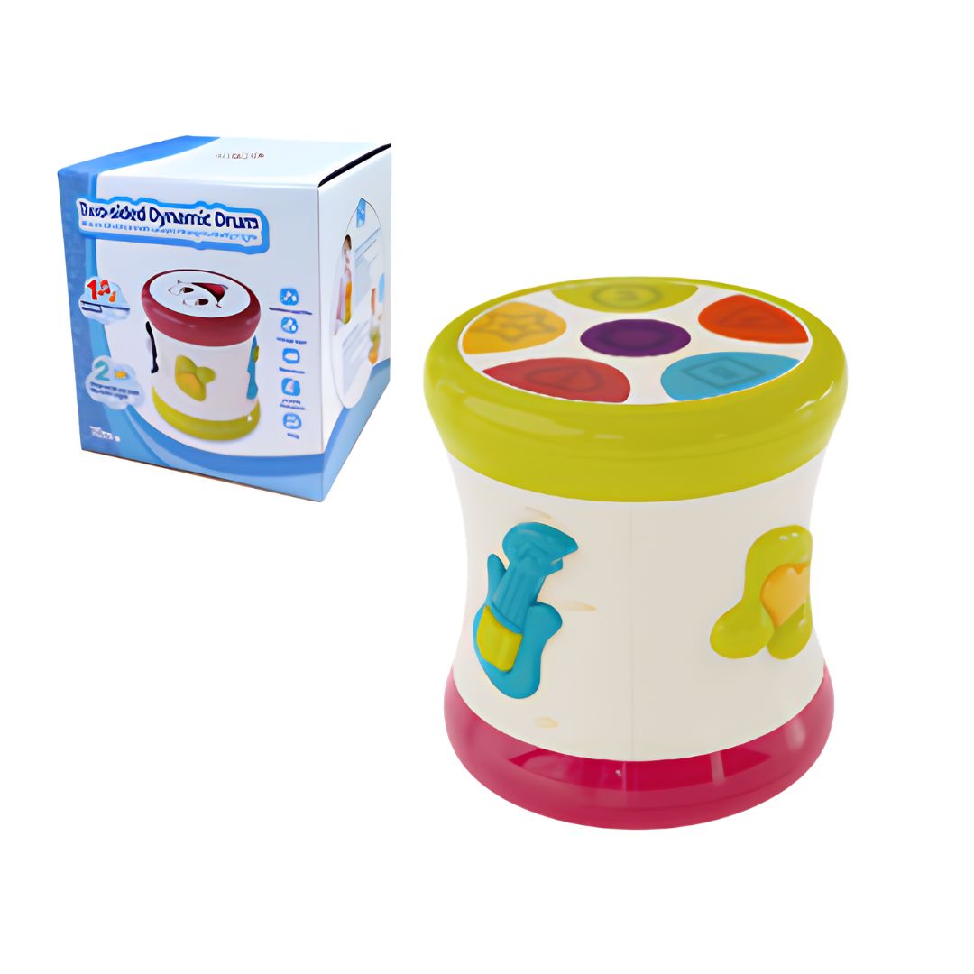 Trống Phát Nhạc Hai Mặt Goodway Drum- Màu Trắng 1+