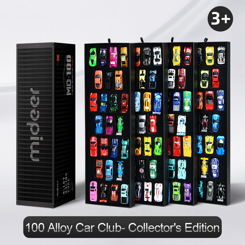 Đồ Chơi Mô Hình Ô Tô Hợp Kim 100 Xe Mideer Alloy Racing Cars 3+