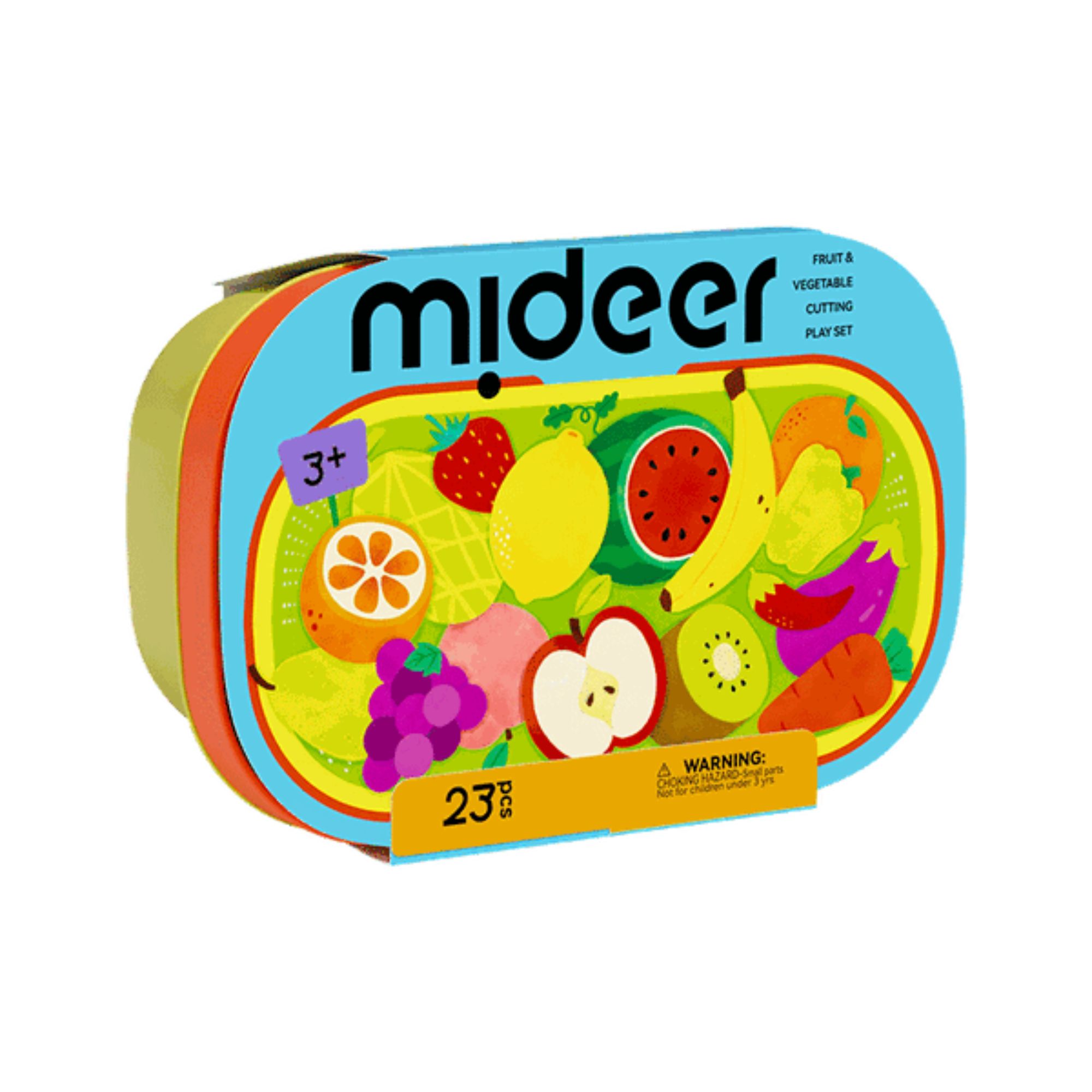 Đồ Chơi Cắt Hoa Quả Rau Củ Mideer Fruit & Vegetable Cutting Play 3+