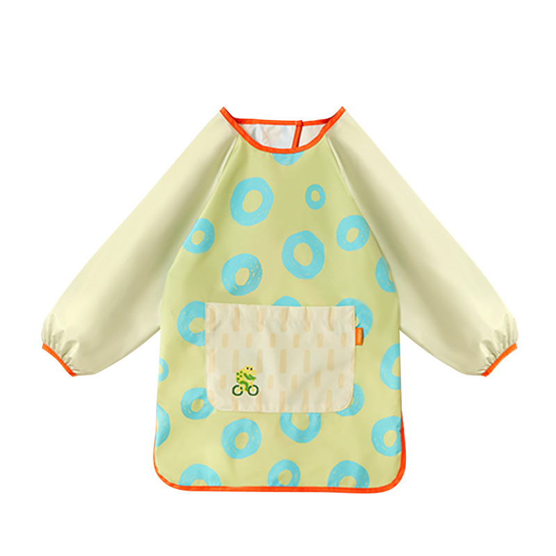 Áo Vẽ Tranh Chống Bẩn Mideer Waterproof Art Smock- Lime Green 3+