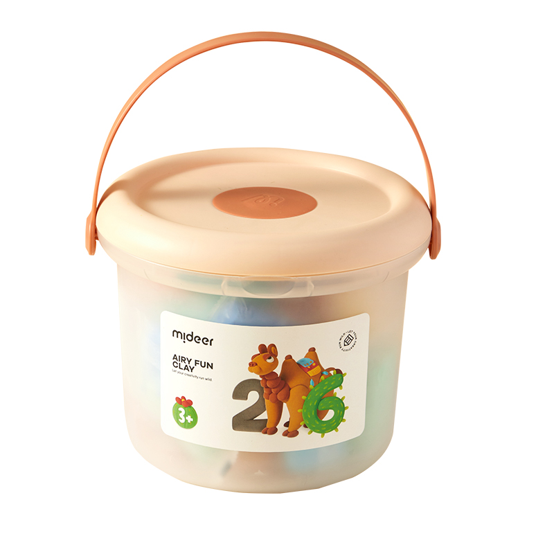 Đất Nặn Tự Khô 26 Màu Mideer Play Airy Clay - Sweets Bag 3+