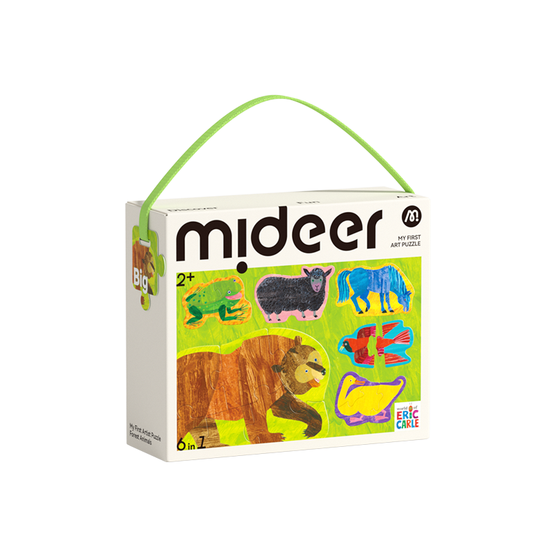 Đồ Chơi Ghép Hình Cho Bé Mideer My First Puzzle- Forest Animals 2+