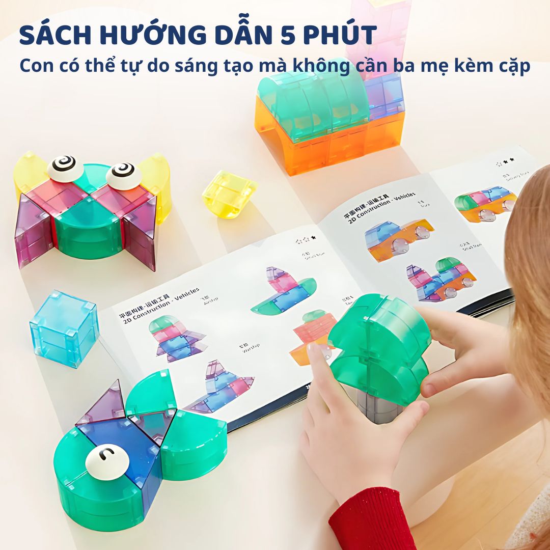 Đồ Chơi Nam Châm Hình Khối Cho Bé Mideer Magnetic Cube 30 Chi Tiết 3+