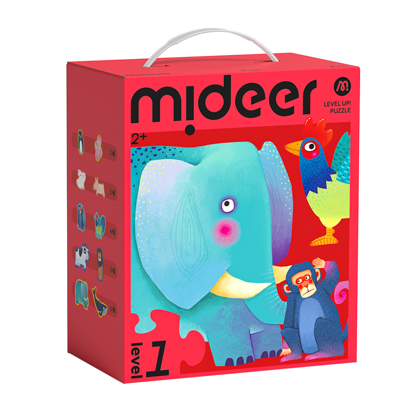 Đồ Chơi Xếp Hình Thăng Cấp Level Up Puzzle- Level 1 Simple Animals 2+