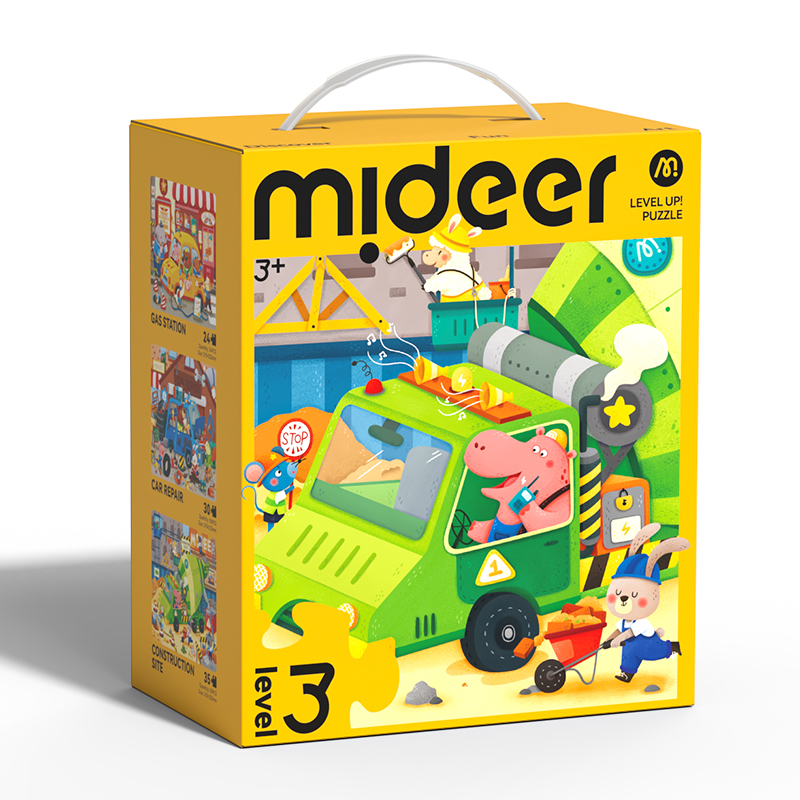 Đồ Chơi Xếp Hình Thăng Cấp Level Up Puzzle- Level 3 City Transportation 3+