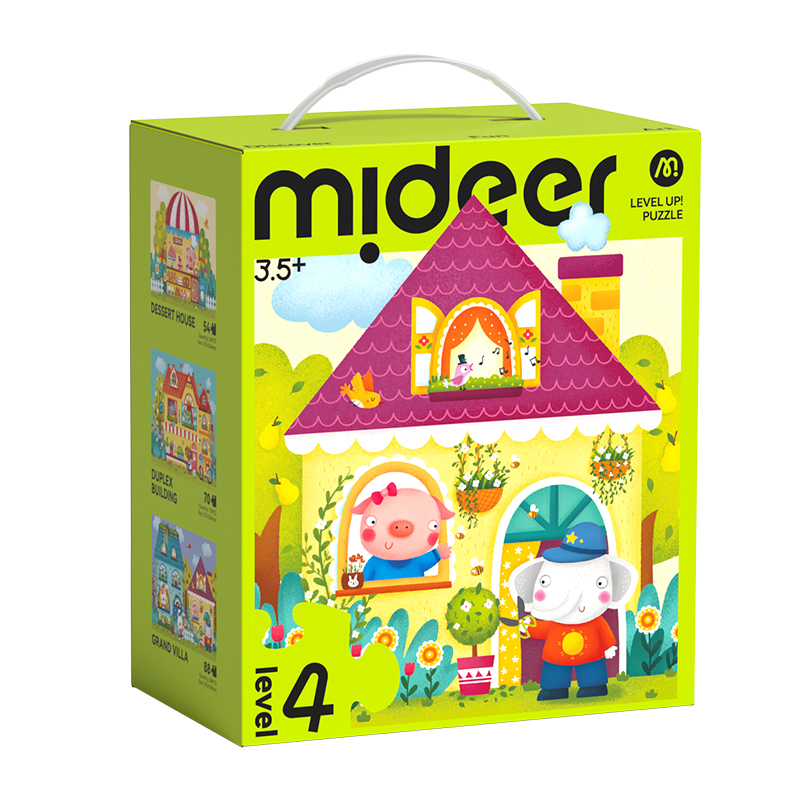 Đồ Chơi Xếp Hình Thăng Cấp Level Up Puzzle- Level 4 Fairy Tale Town 3+