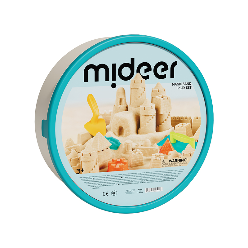 Cát Động Lực Kèm Khuôn Lâu Đài Mideer Magic Sand Play 3+