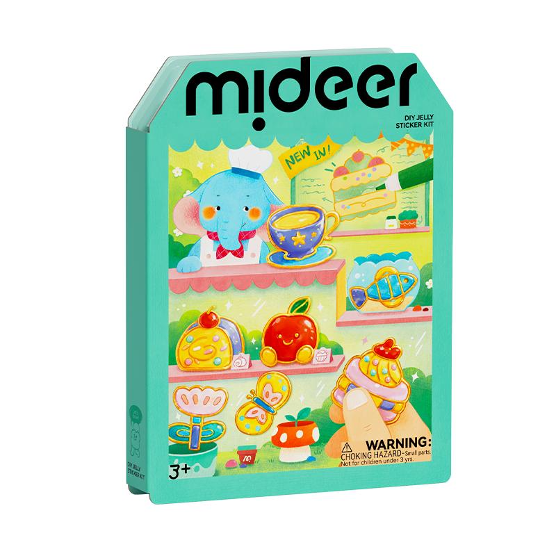 Đồ Chơi Tự Làm Sticker DIY Sáng Tạo Cho Bé Mideer Jelly Sticker Kit 3+