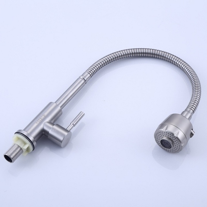 Vòi rửa bát, rửa chén lạnh cần mềm 2 chế độ nước inox 304 VRB907 kèm dây cấp nước inox" được tạo thành công