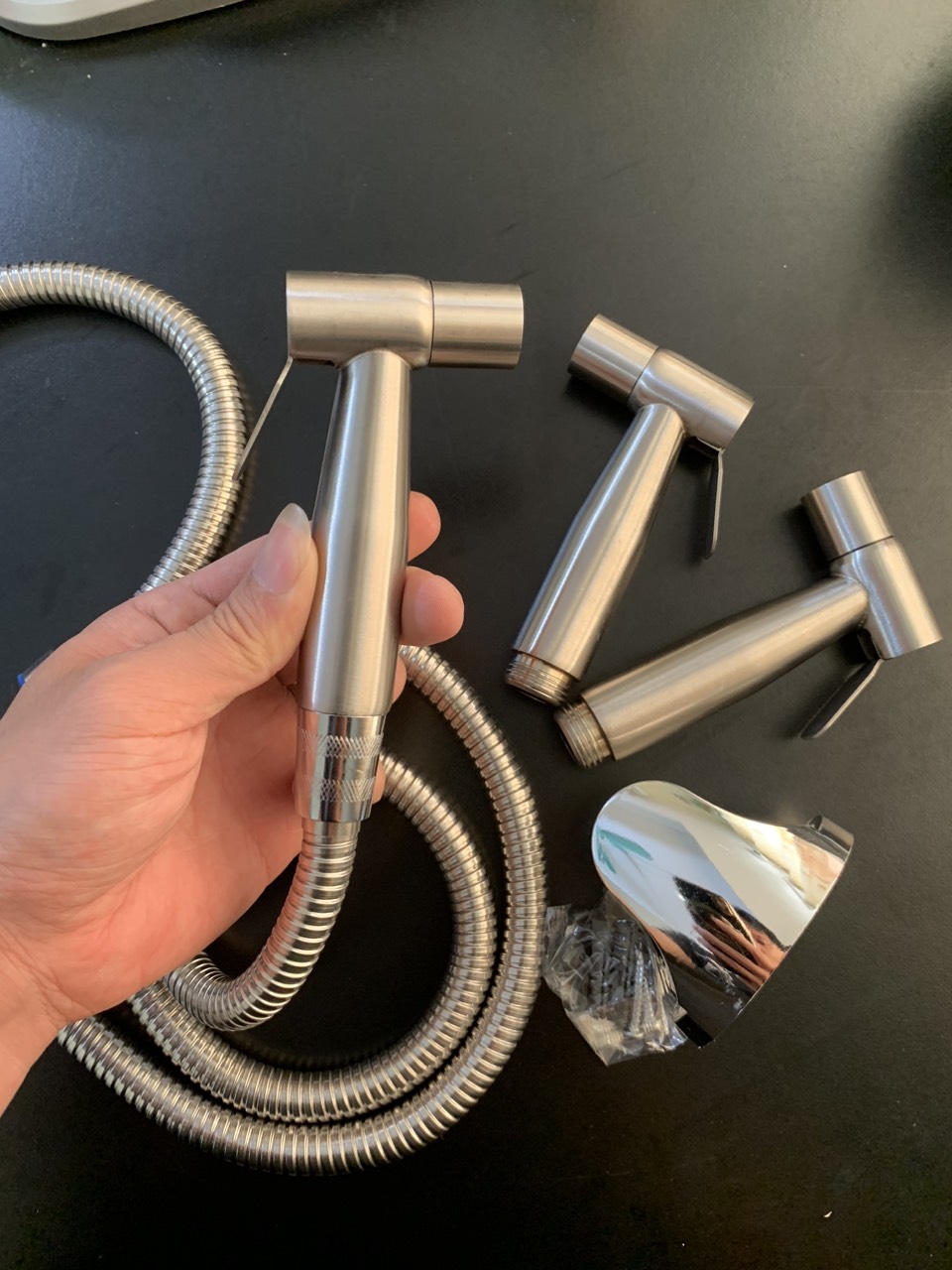 Bộ vòi vòi sịt vệ sinh inox 304 cao cấp GIORMANI VS06