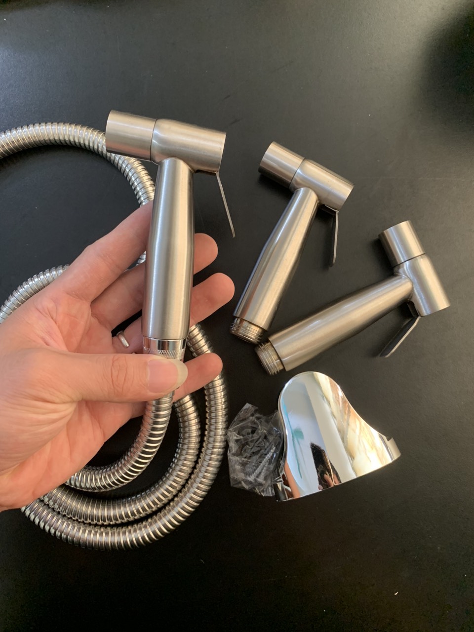 Bộ vòi vòi sịt vệ sinh inox 304 cao cấp GIORMANI VS06