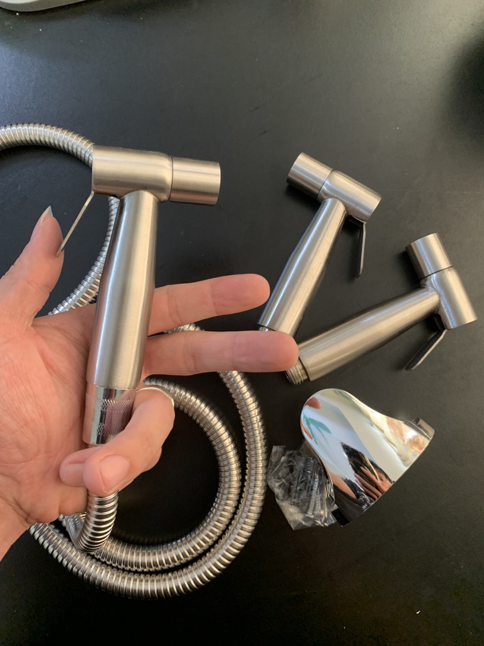 Bộ vòi vòi sịt vệ sinh inox 304 cao cấp GIORMANI VS06