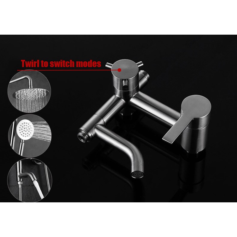 Bộ sen cây tắm nóng lạnh inox 304 cao cấp GIORMANI SC11