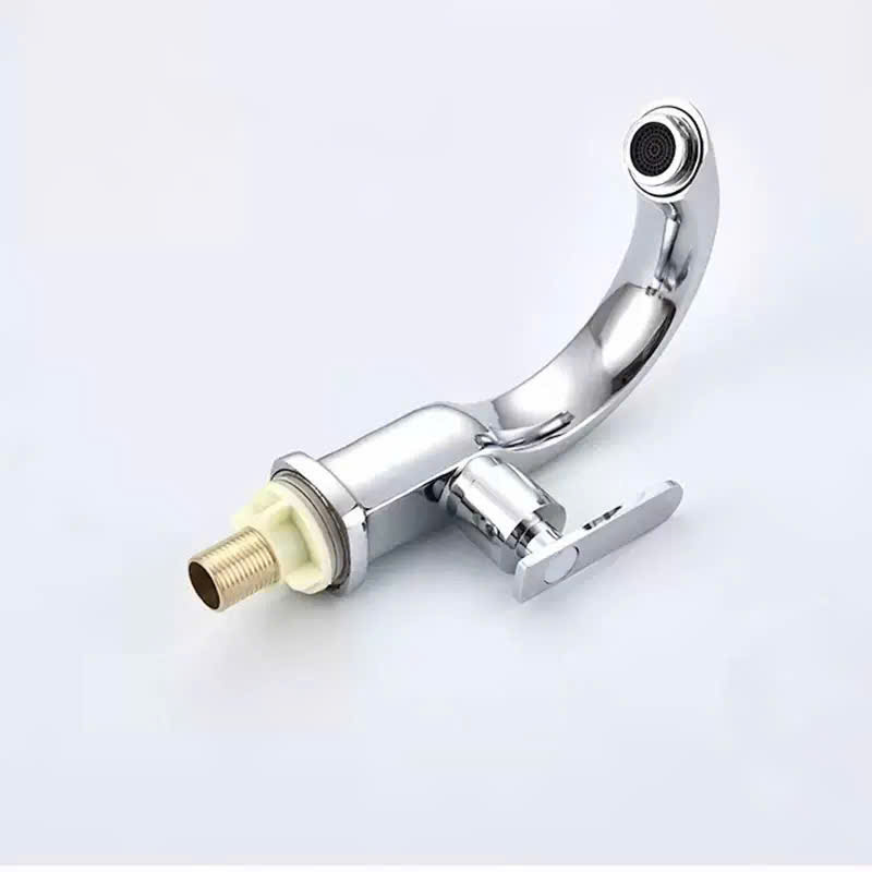 Vòi lavabo, vòi rửa mặt rửa tay lạnh hợp kim đồng cao cấp kèm dây cấp nước inox VL04 - hàng GIORMANI bảo hành 24 tháng