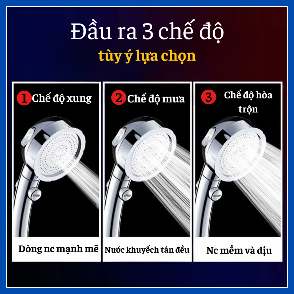 Tay sen tắm tăng áp chỉnh chế độ nước có nút tắt mở tiện dụng GIORMANI TS16