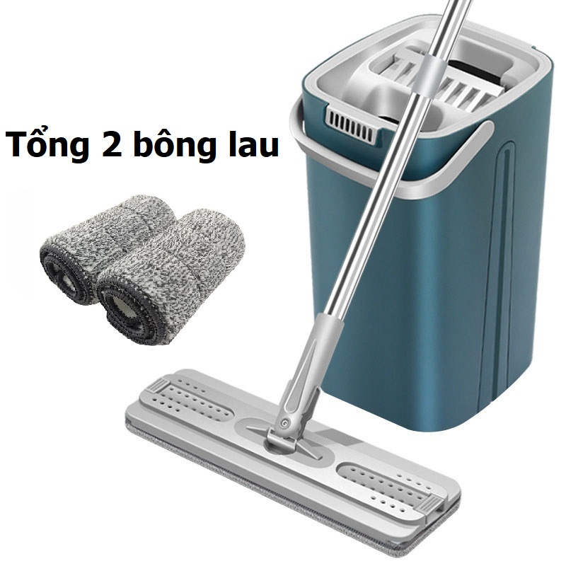 Cây lau nhà tự vắt thông minh kèm 2 miếng bông lau GIORMANI CL01