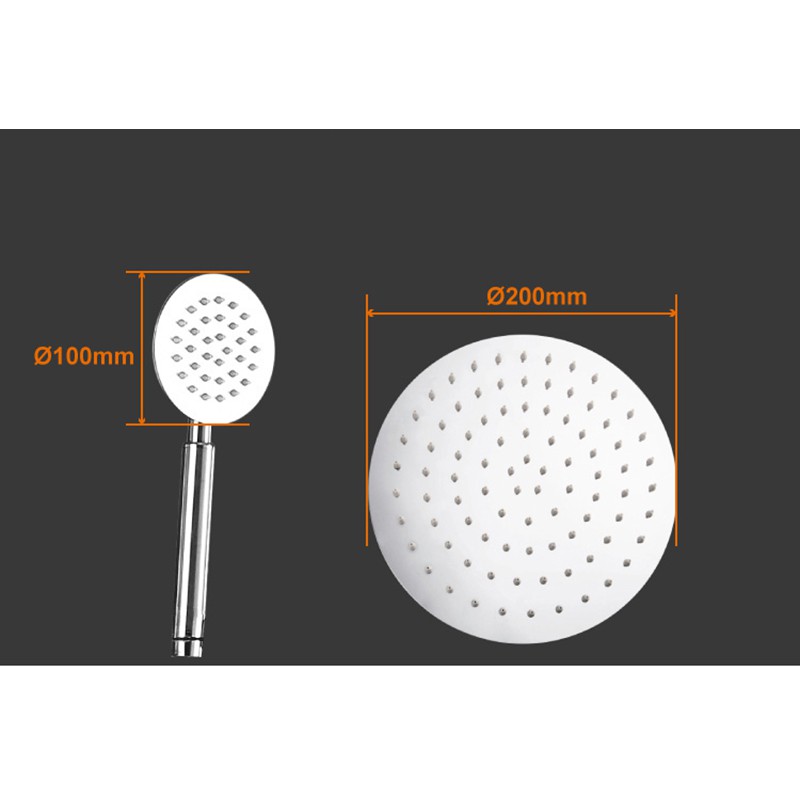 Bộ sen cây tắm nóng lạnh inox 304 cao cấp GIORMANI SC11