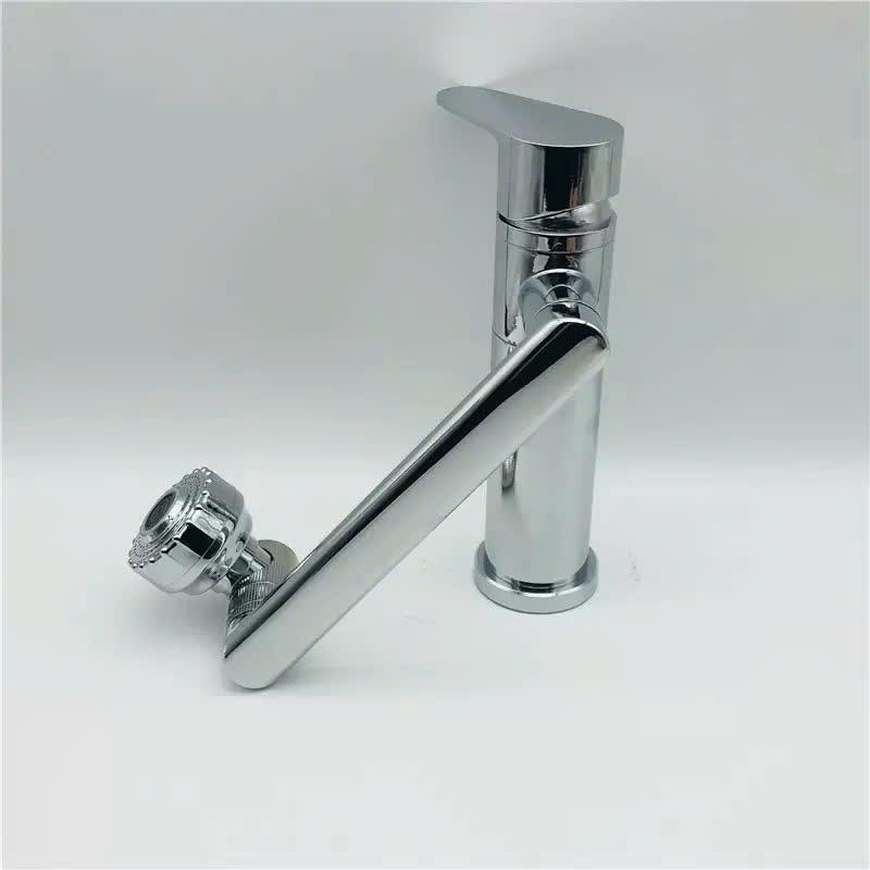Vòi rửa mặt, vòi lavabo nóng lạnh cần xoay 360 2 chế độ nước GIORMANI SNL65 kèm đôi dây cấp nước inox