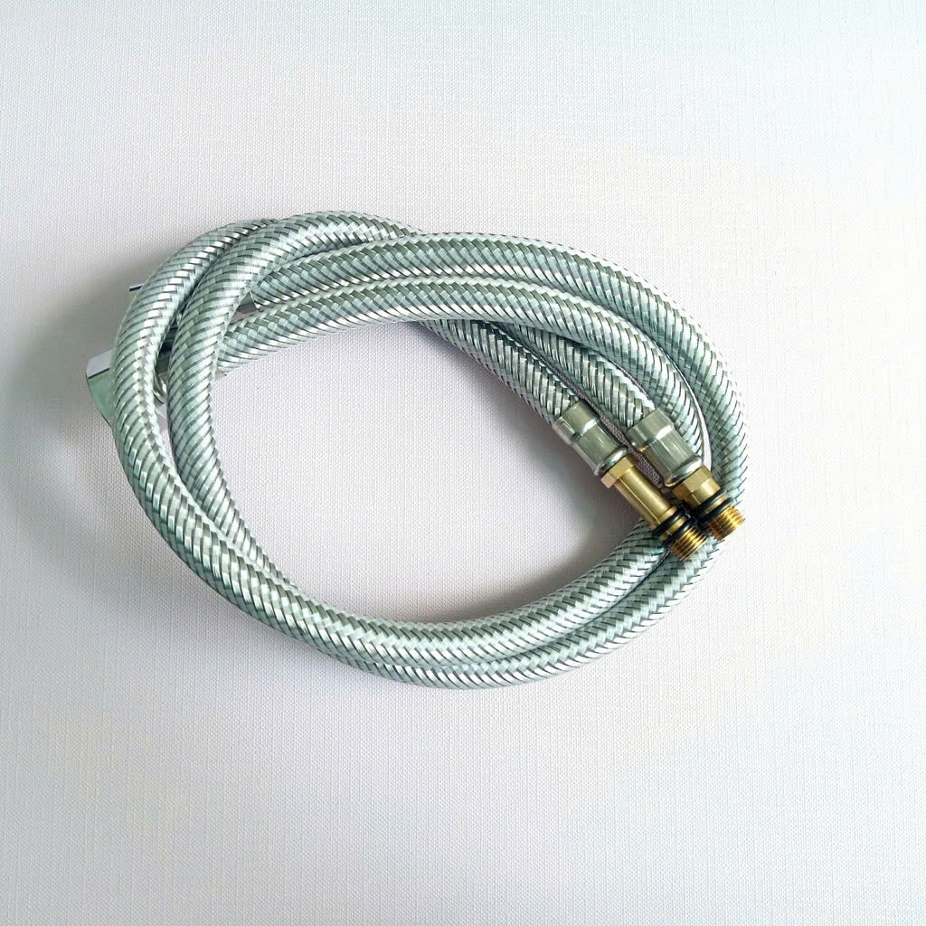 Đôi dây cấp nước chân kim inox vòi chậu nóng lạnh GIORMANI OB04