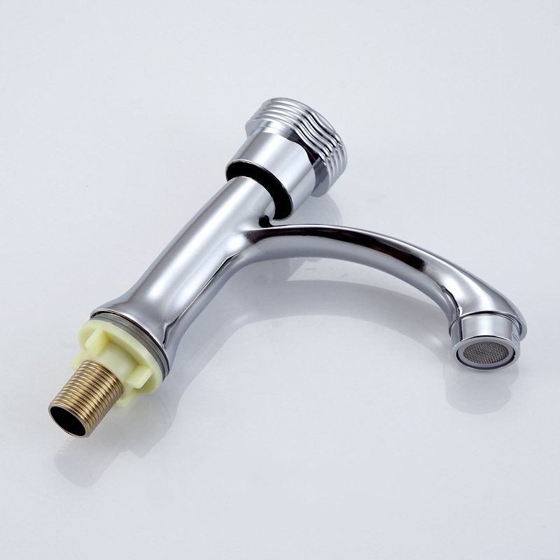Vòi lạnh chậu rửa mặt lavabo nhựa ABS kết hợp chân hợp kim đồng cao cấp VL01 tặng dây cấp inox - hàng GIORMANI bảo hành 12 tháng