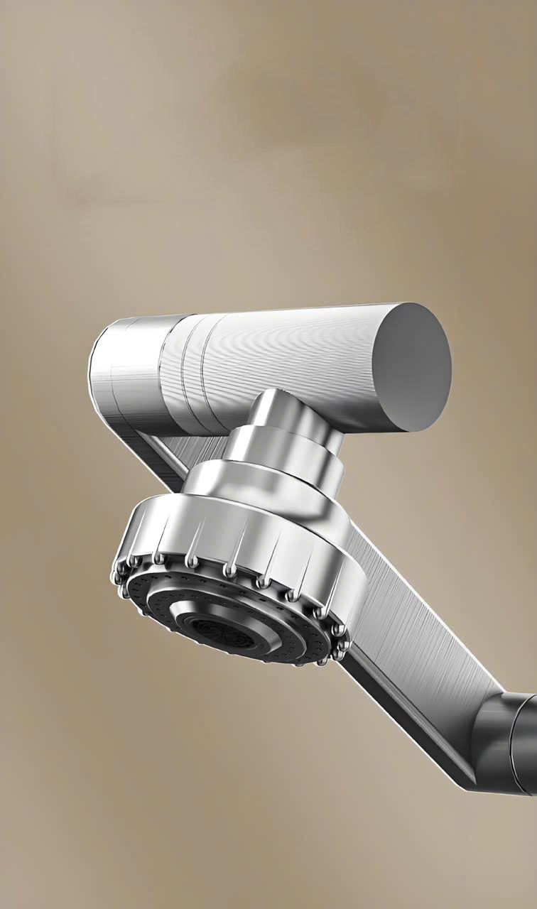 Vòi rửa mặt, vòi lavabo nóng lạnh inox 304 cần xoay ổ bi 2 chế nước GIORMANI SNL59 kèm đôi dây cấp nước inox