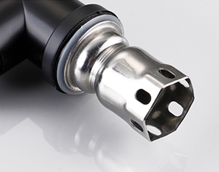 Vòi rửa bát, rửa chén nóng lạnh inox mạ đen GIORMANI VRB23 kèm dây cấp nước inox