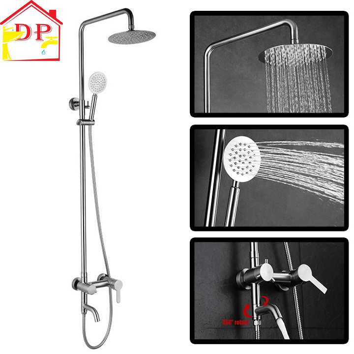 Bộ sen cây tắm nóng lạnh inox 304 cao cấp GIORMANI SC11