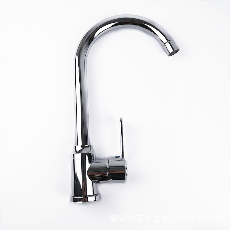 Vòi rửa bát, rửa chén nóng lạnh inox 304 mạ crom bóng cao cấp GIORMANI VRB30 kèm dây cấp nước inox