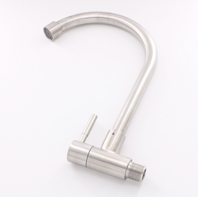 Vòi rửa bát, rửa chén lạnh inox 304 cắm tường VRB904