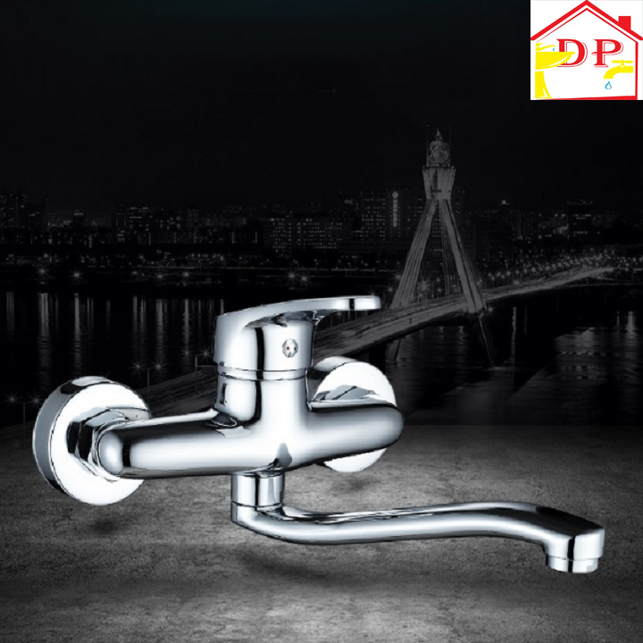Vòi rửa bát, rửa chén nóng lạnh cắm tường GIORMANI VRB09