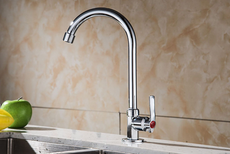 Vòi rửa bát, rửa chén lạnh cao cấp VRB901 kèm dây cấp nước inox