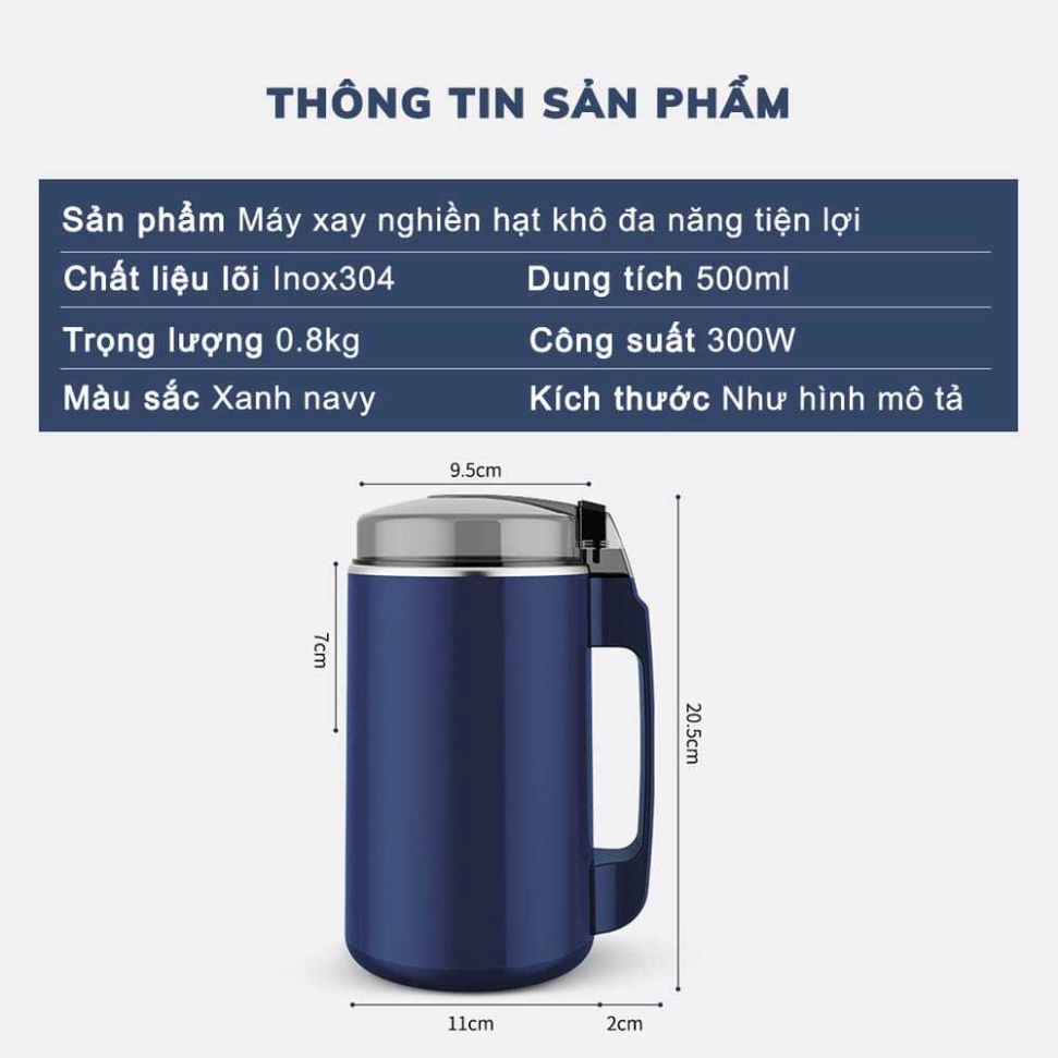 Máy xay hạt khô đa năng cao cấp động cơ mạnh mẽ GIORMANI MX06