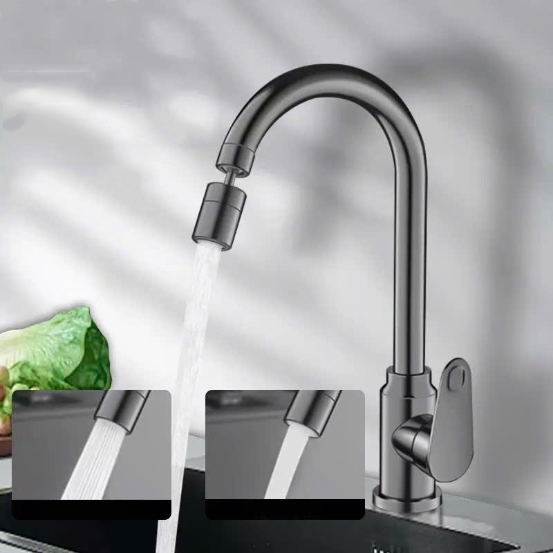 Vòi rửa bát, rửa chén GIORMANI nóng lạnh cao cấp đầu xoay 360 độ tiện dụng VRB34 kèm đôi dây cấp inox