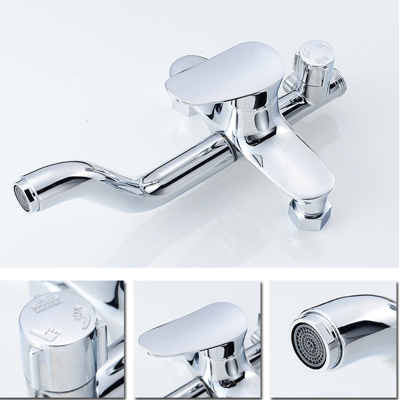 Bộ sen cây tắm nóng hợp kim đồng mạ crom bóng cao cấp GIORMANI SC33