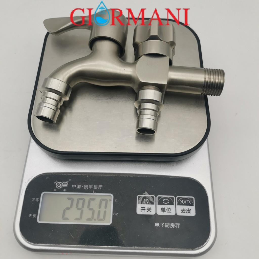 Bộ sen tắm lạnh inox GIORMANI kết hợp vòi hoa sen tăng áp SL02-VHS05