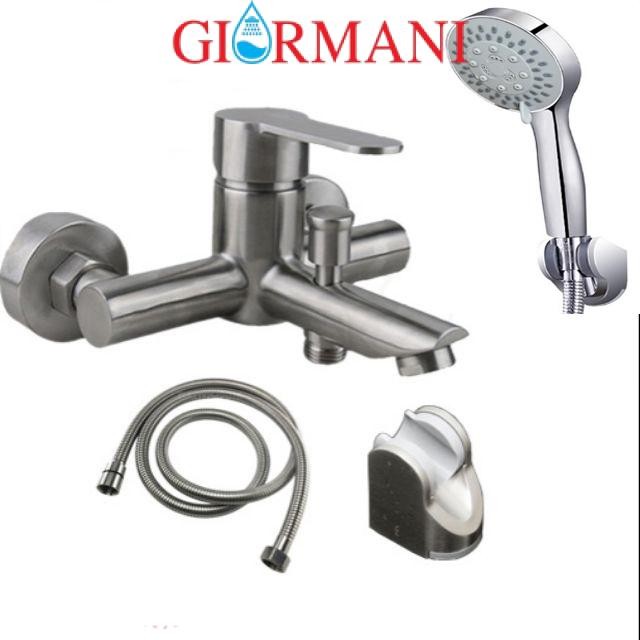Bộ sen tắm nóng lạnh GIORMANI inox 304 kết hợp bát sen chỉnh 5 chế độ nước SNL906-VHS11