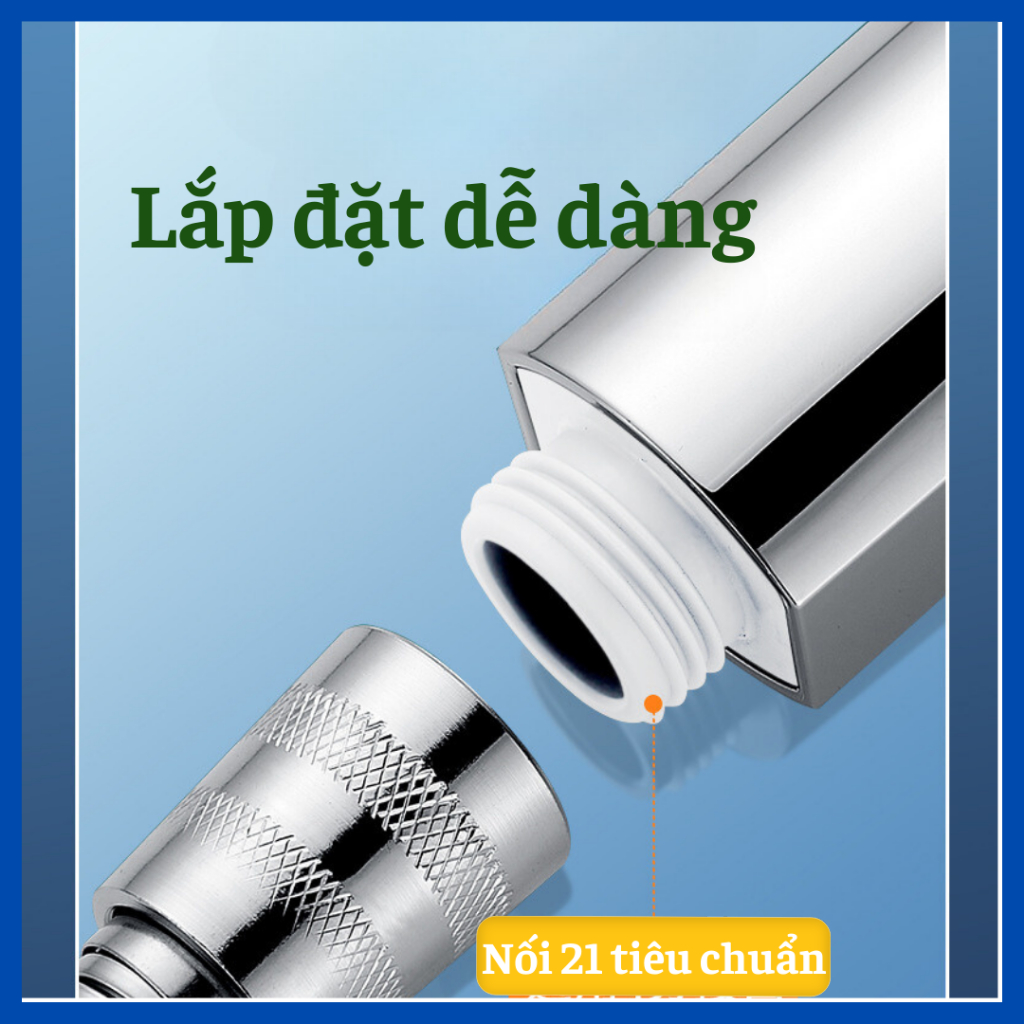 Bộ vòi hoa sen tăng áp chỉnh chế độ nước có nút tắt mở tiện dụng GIORMANI VHS16