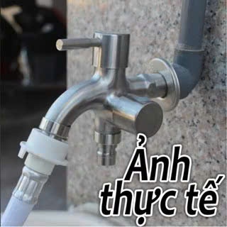 Củ vòi nước đôi, sen tắm lạnh inox GIORMANI SL03