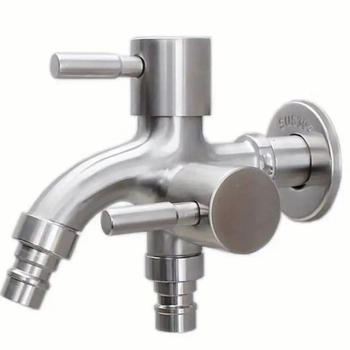 Củ vòi nước đôi, sen tắm lạnh inox GIORMANI SL03