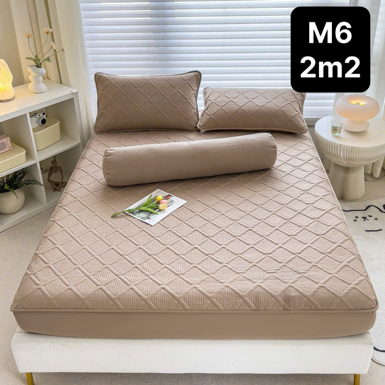 Bộ Ga Gối Cotton Đũi Trần Bông (BST 2)